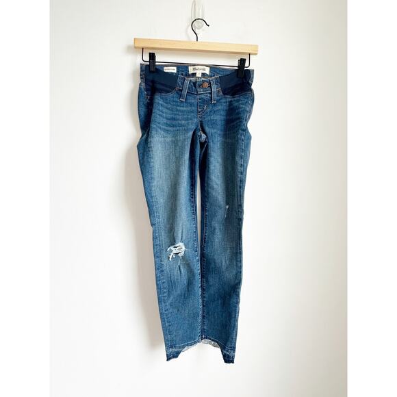 Madewell Denim - Madewell NWOT Maternity Side-Panel Skinny Jeans Everton Wash Size 24